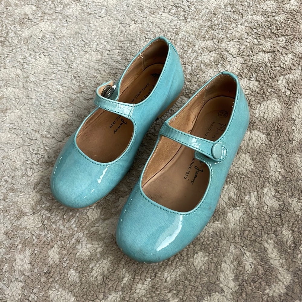 Manuela de Juan girls blue Mary Jane size 24